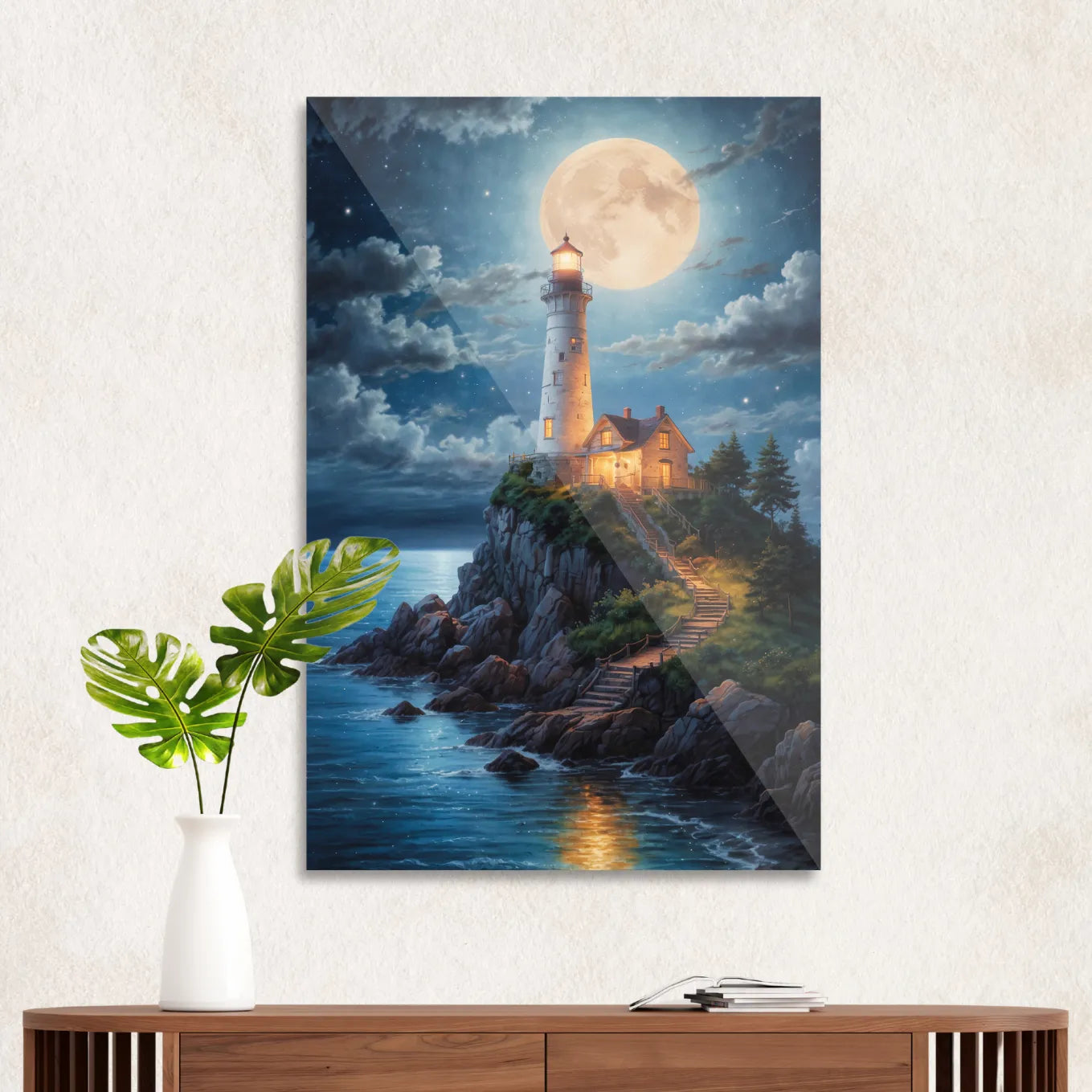 Lighthouse at night
