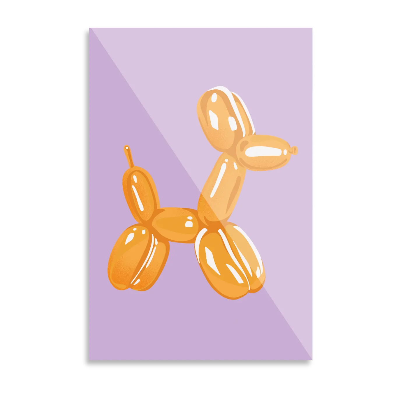 Orange balloon dog #1