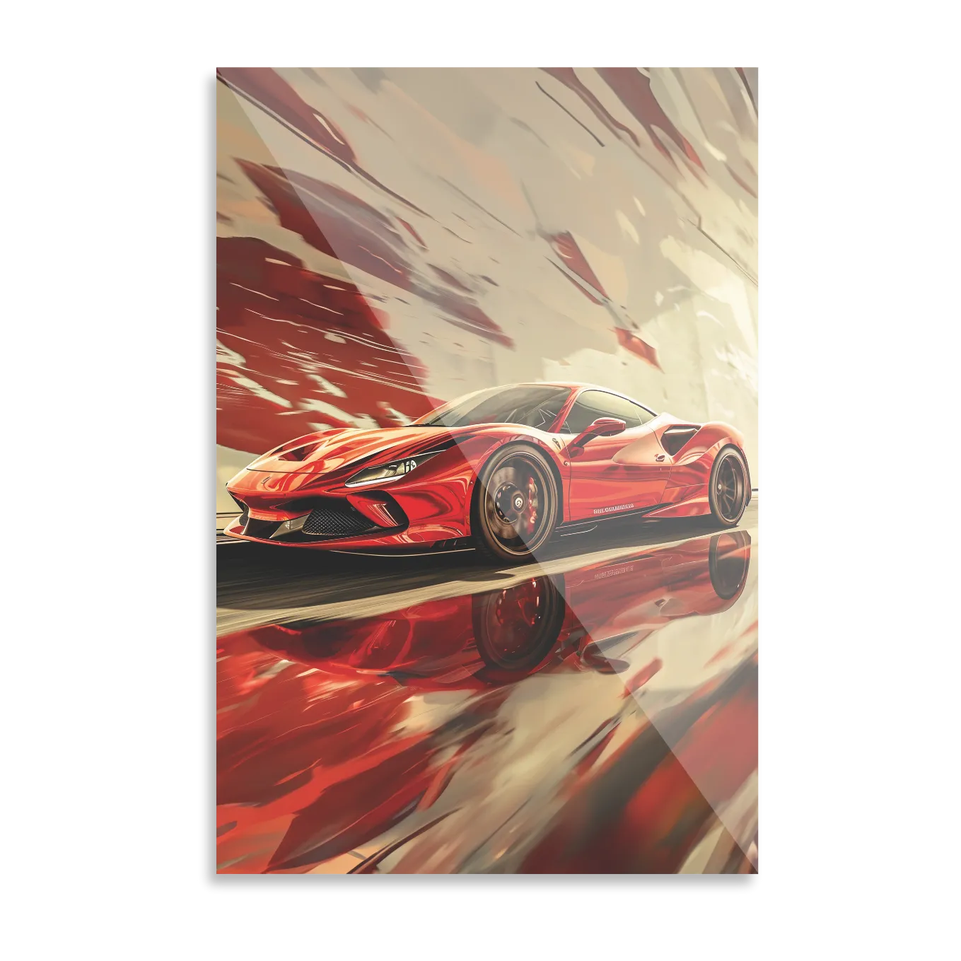 Ferrari at full speed 1