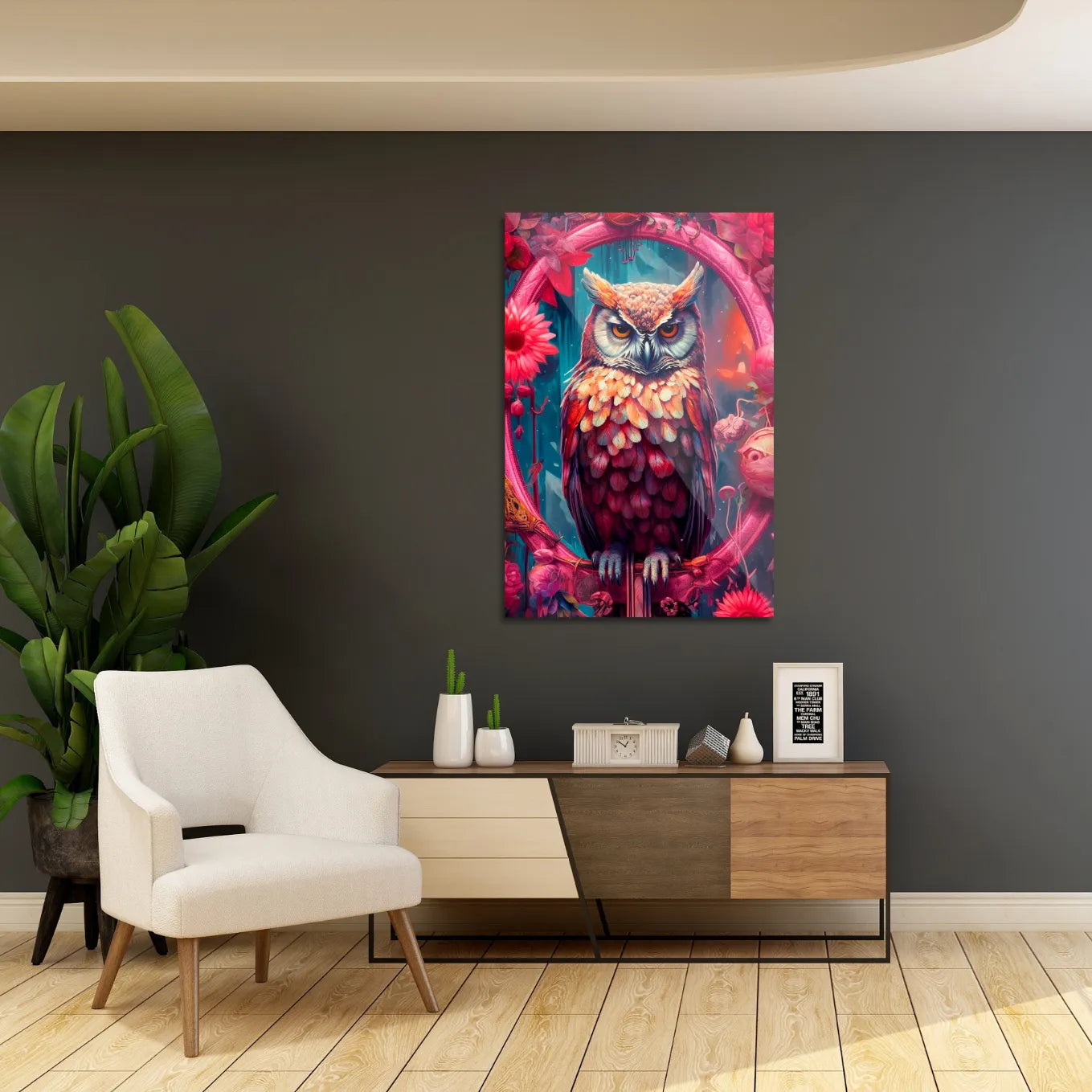 Colorful owl