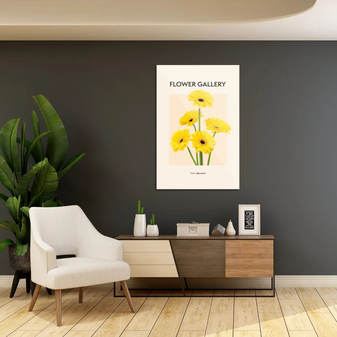 Yellow African gerbera