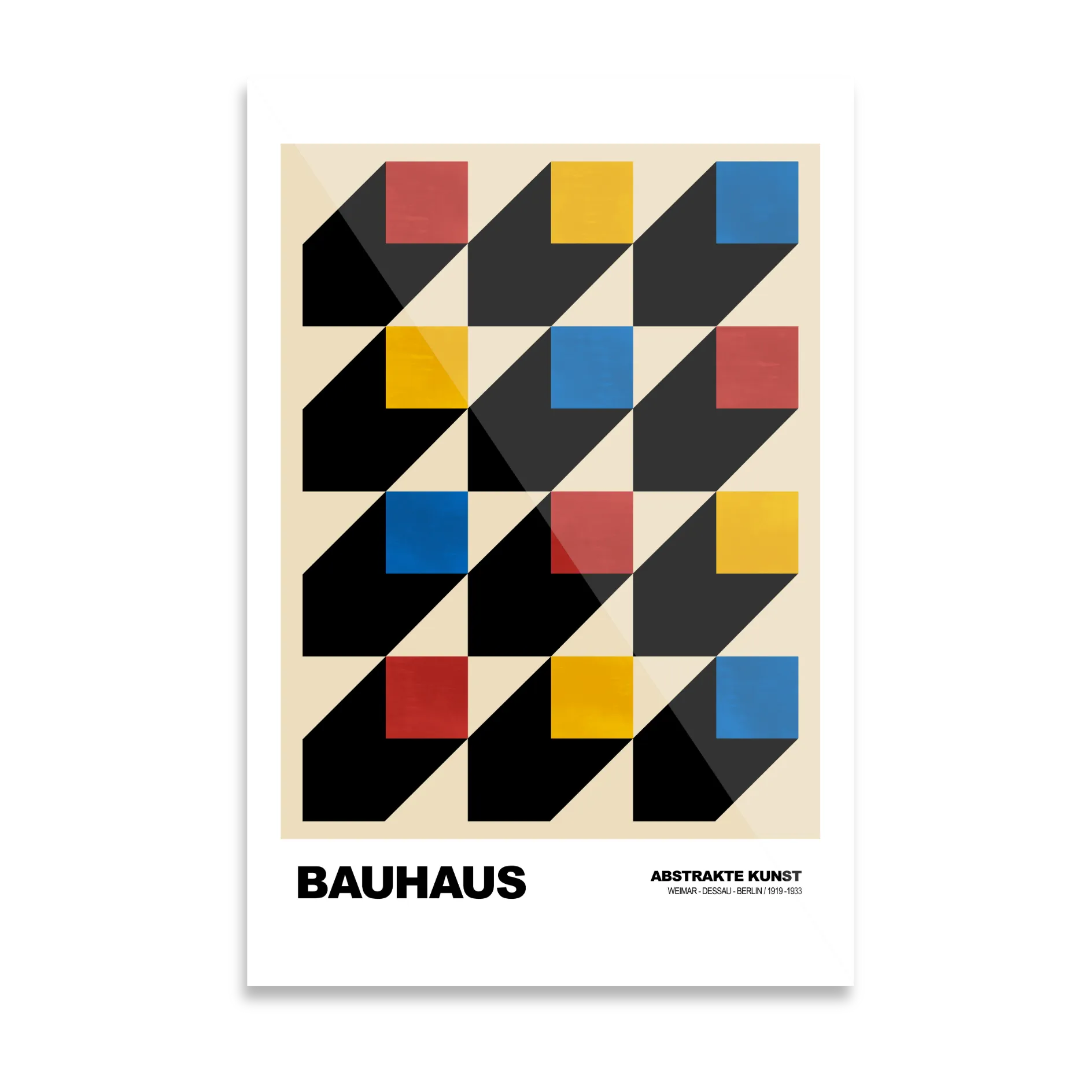 Bauhaus square patterns
