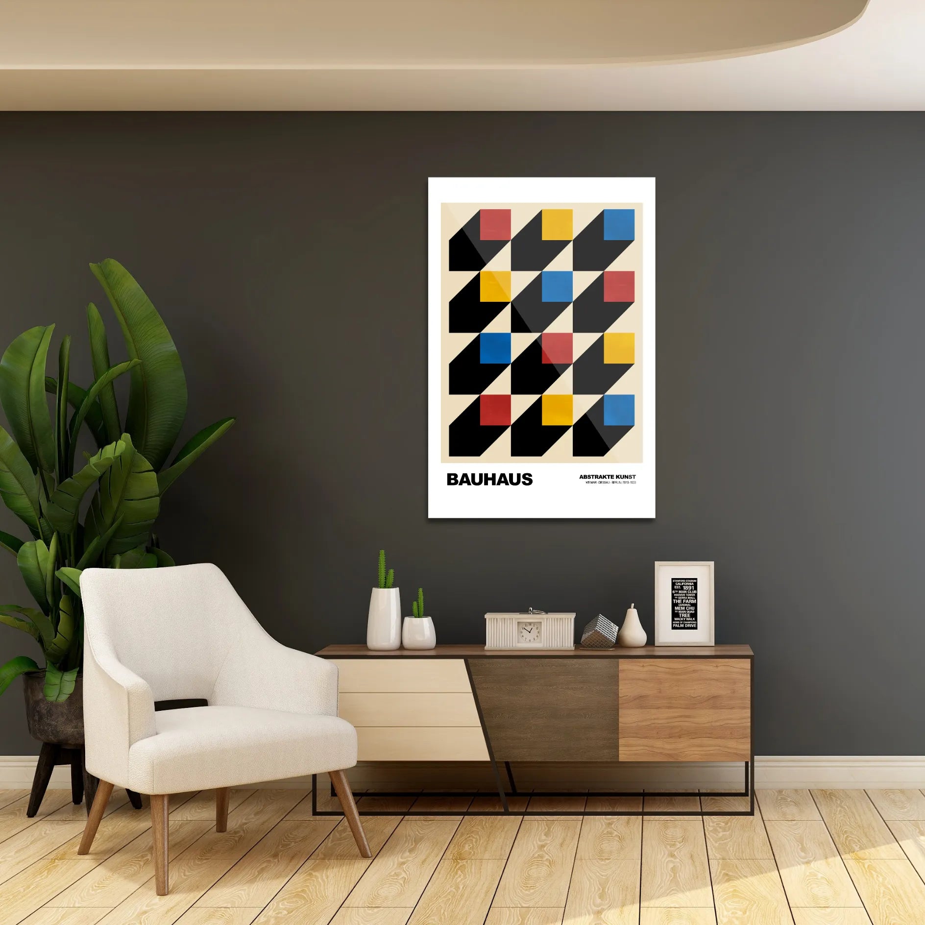 Bauhaus square patterns