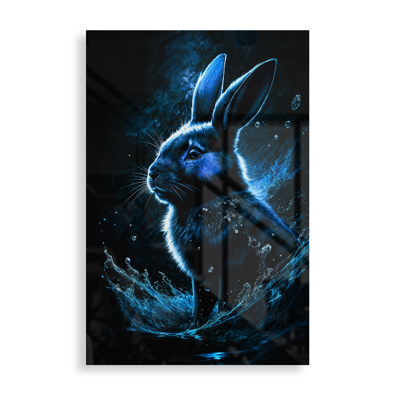 Rabbit in the night