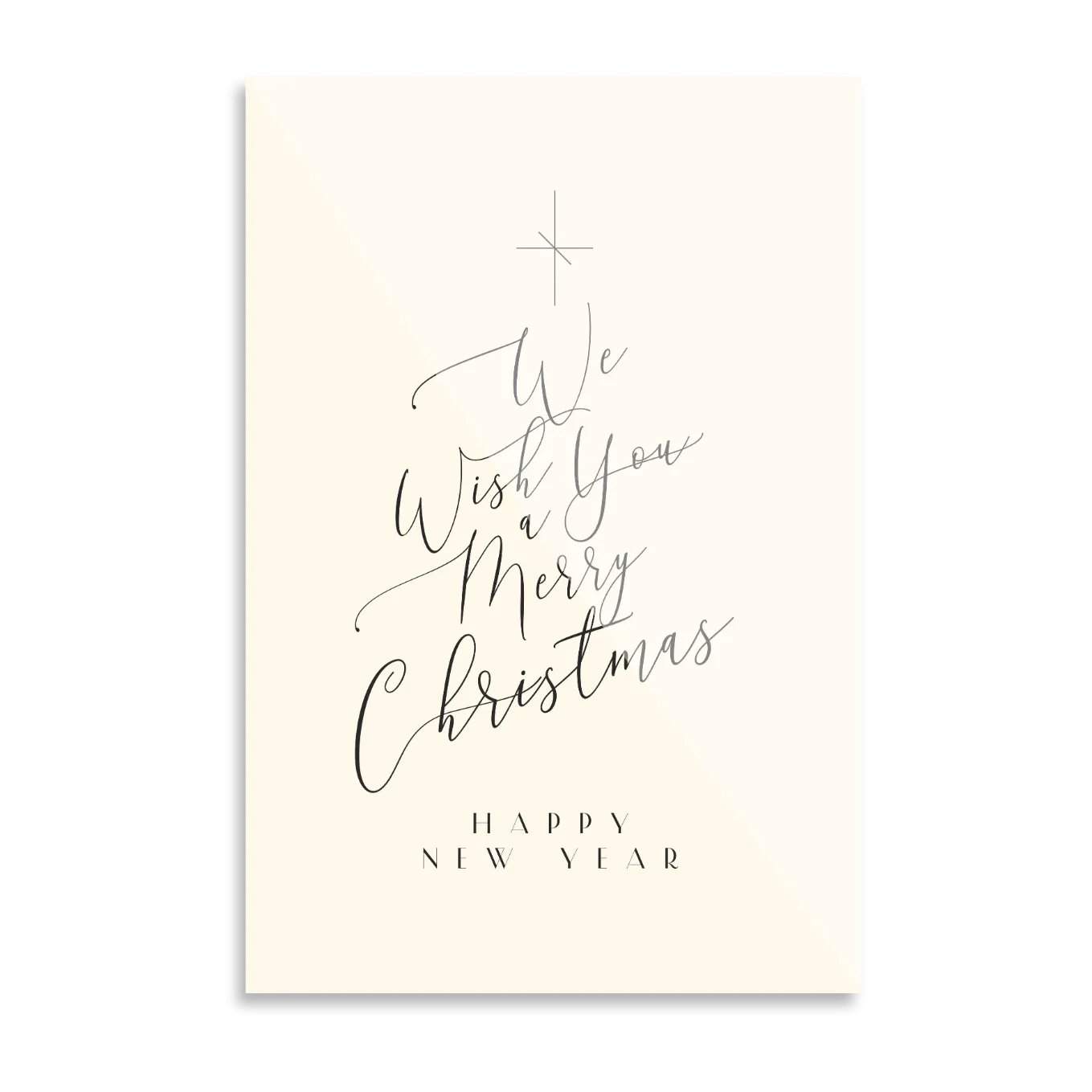 We Wish You A Merry Christmas "Happy New Year"