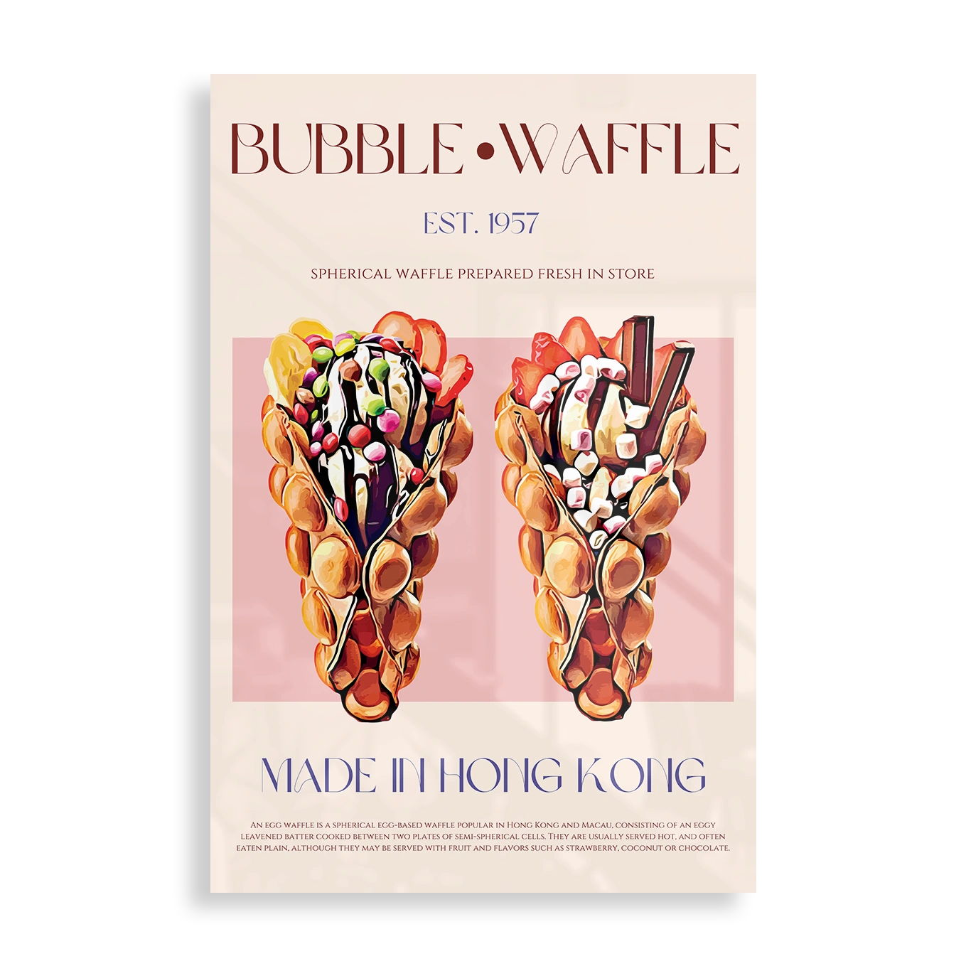 Bubble Waffle Est. 1957