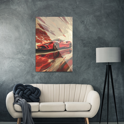 Ferrari i fuld fart 1