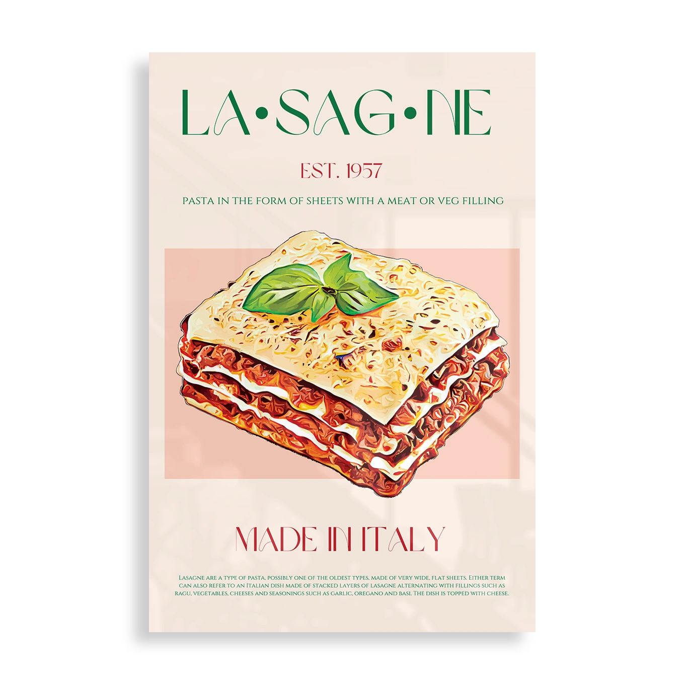 Lasagna Est. 1957