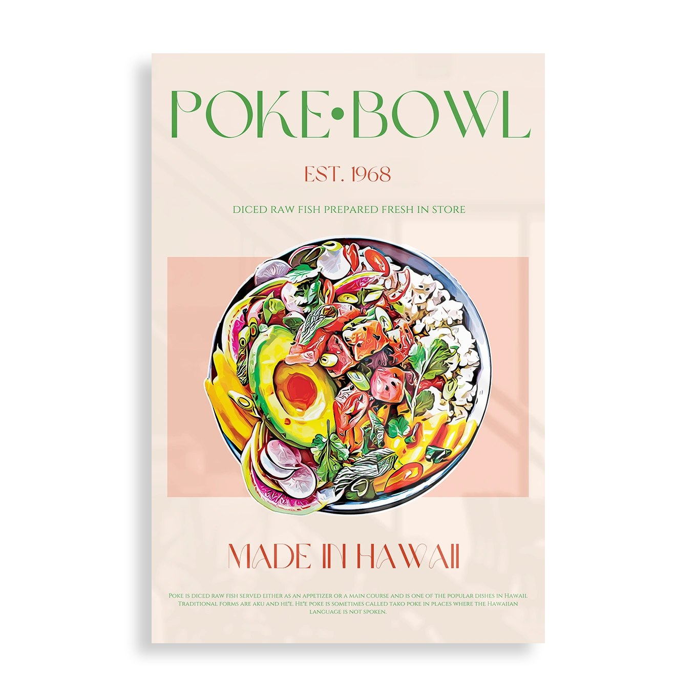 Poke Bowl Est. 1968