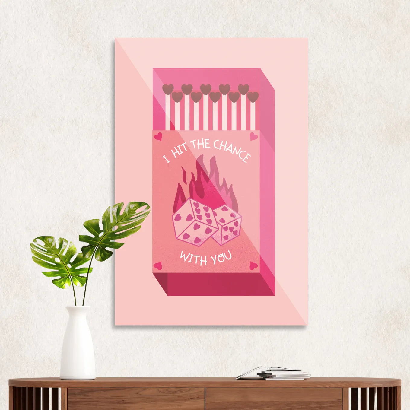 Match "I hit the chance with you"