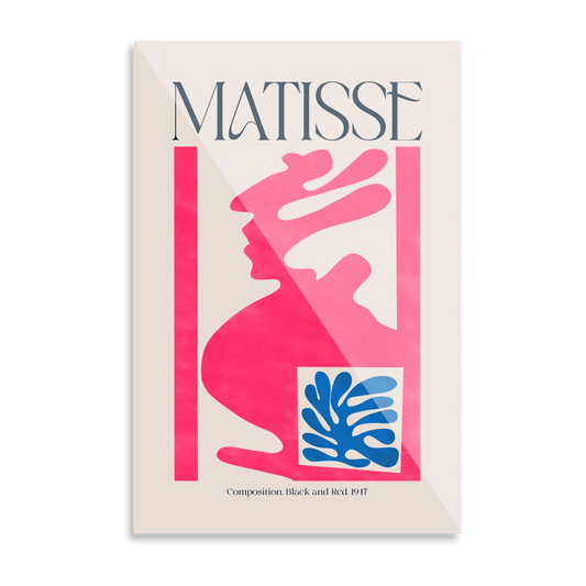 Matisse Composition, Black and red. 1947 #1