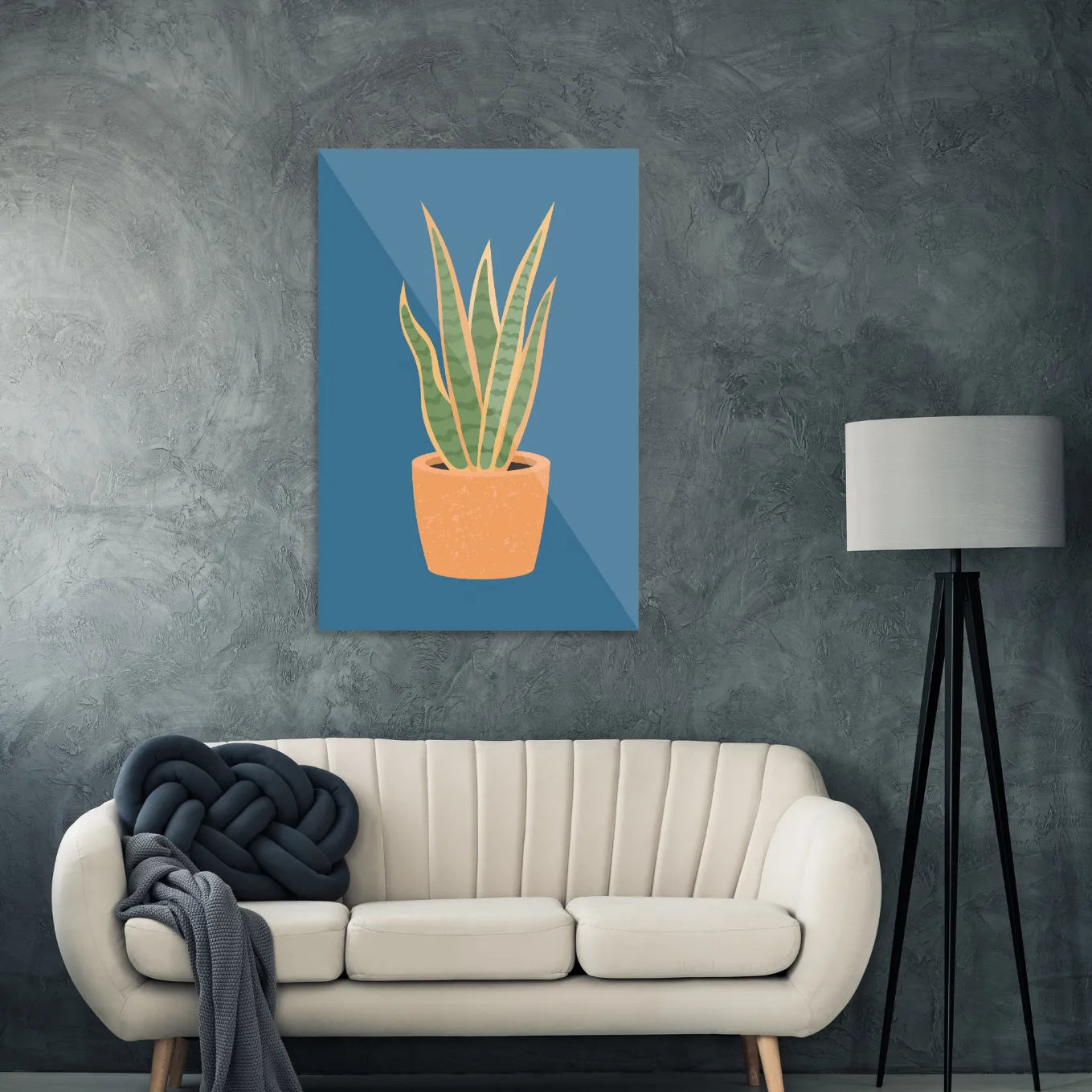 Bayonet plant in pot