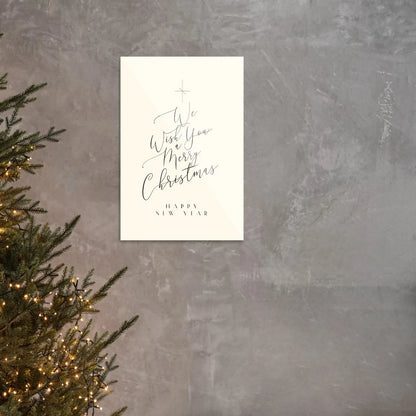 We Wish You A Merry Christmas "Happy New Year"