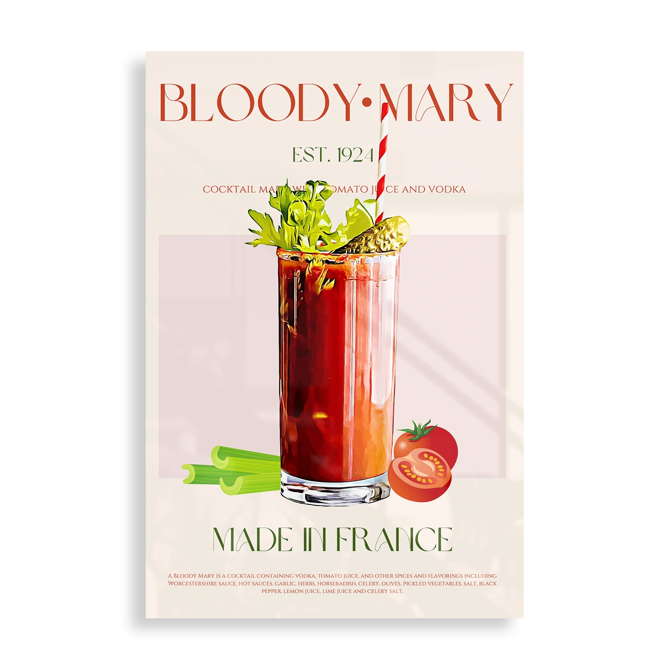 Bloody Mary Cocktail Est. 1924