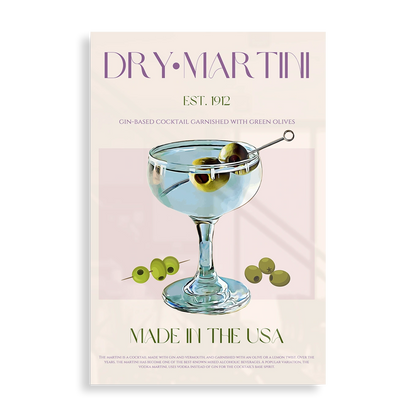 Dry Martini Cocktail Est. 1912