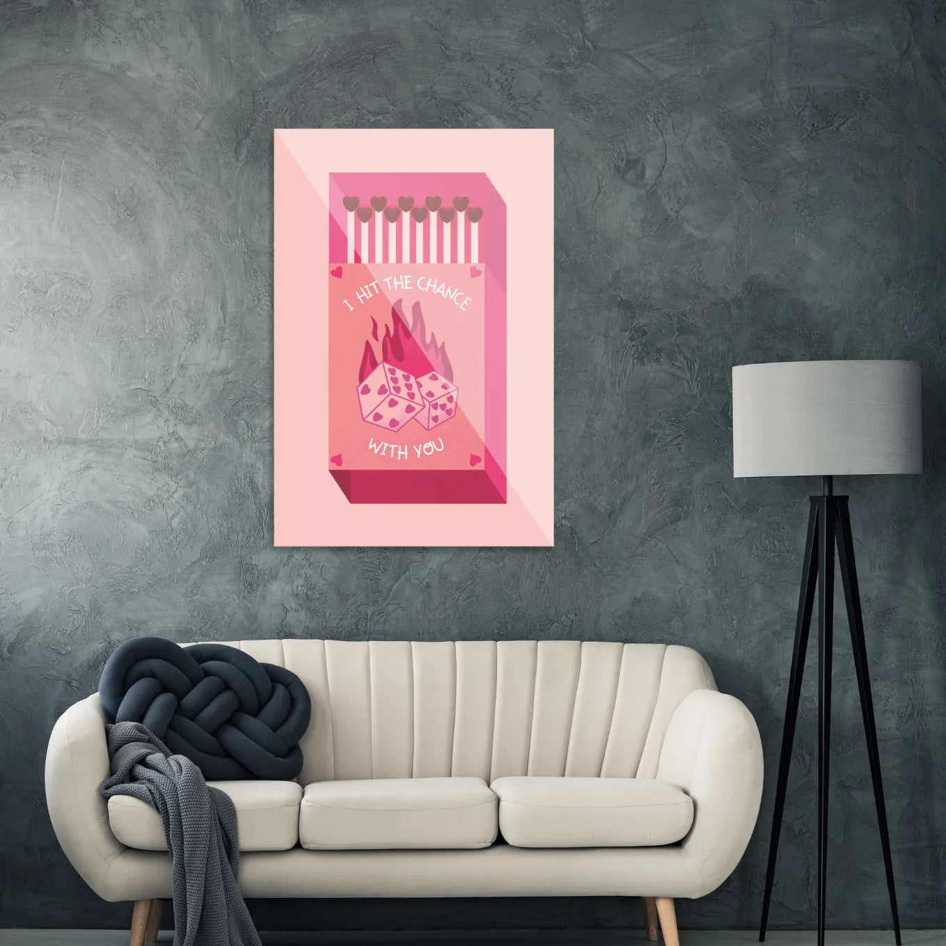 Match "I hit the chance with you"