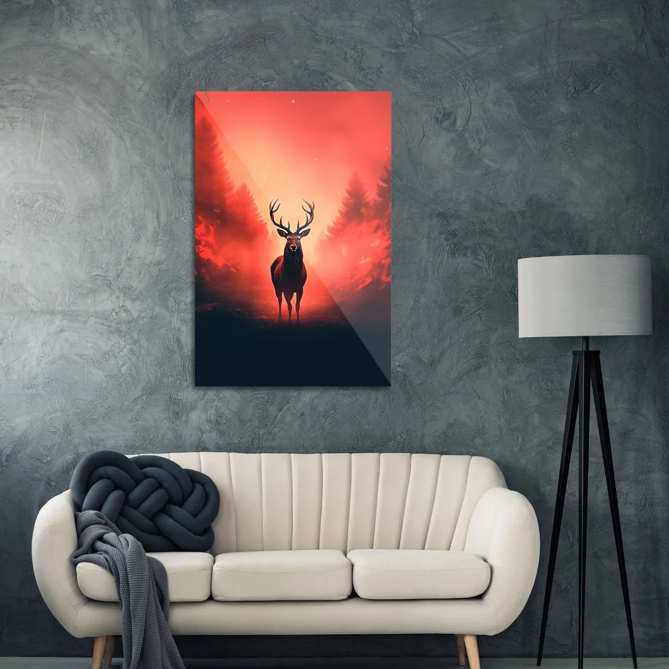 Kronhjort i skoven 1