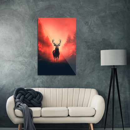 Kronhjort i skoven 1