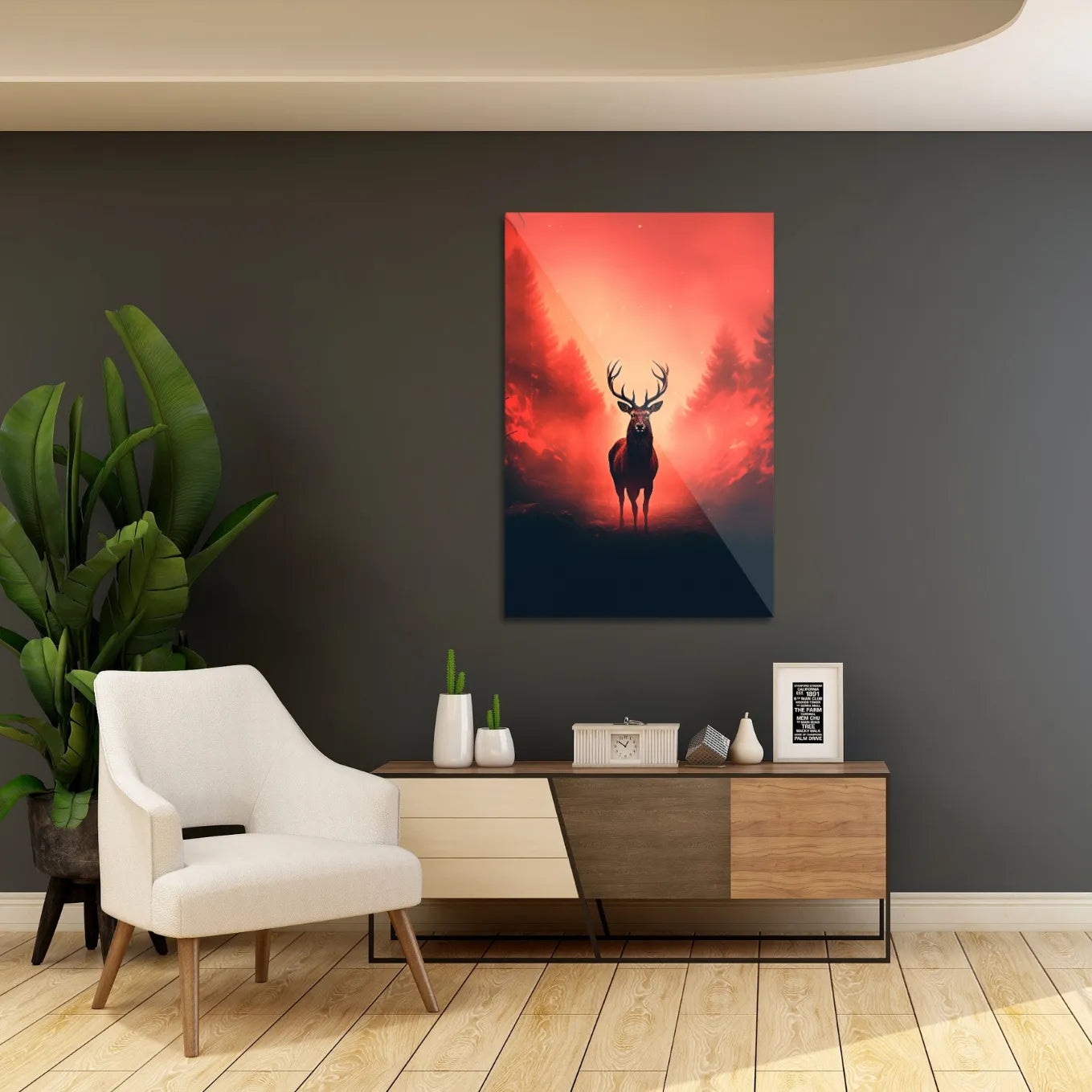 Kronhjort i skoven 1