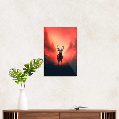 Kronhjort i skoven 1