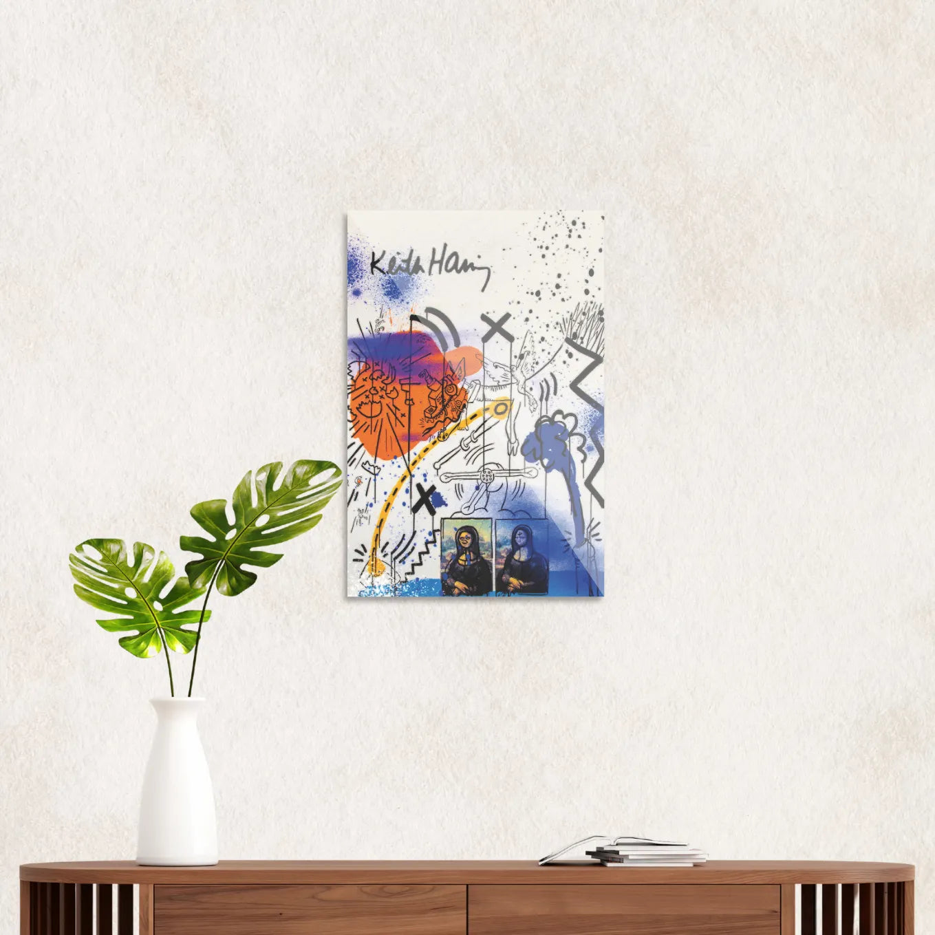 Keith Haring "Mona lisa"