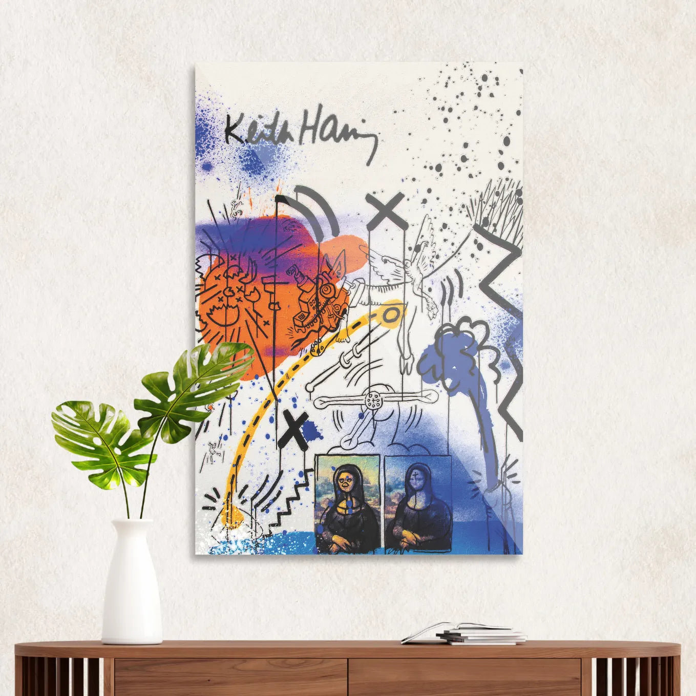 Keith Haring "Mona lisa"