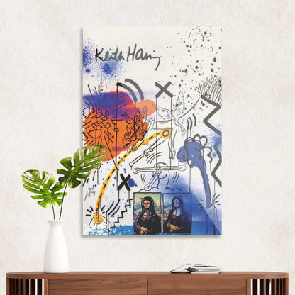 Keith Haring "Mona lisa"