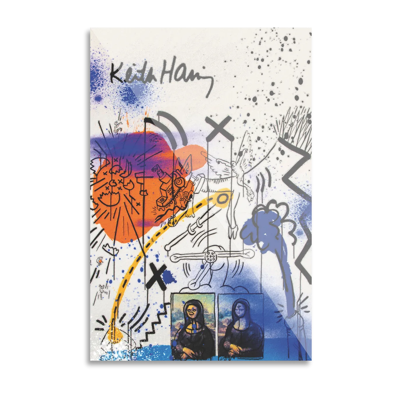 Keith Haring "Mona lisa"