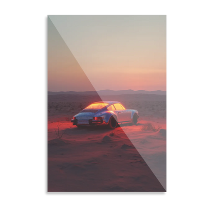 Porsche i ørkenen