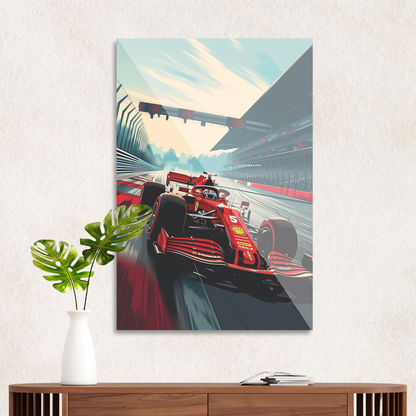 Ferrari racing victory