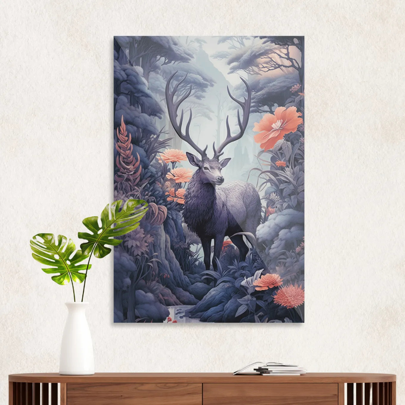 Red deer in beautiful nature