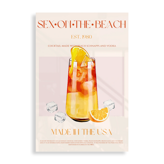 Sex on the Beach Cocktail Est. 1980