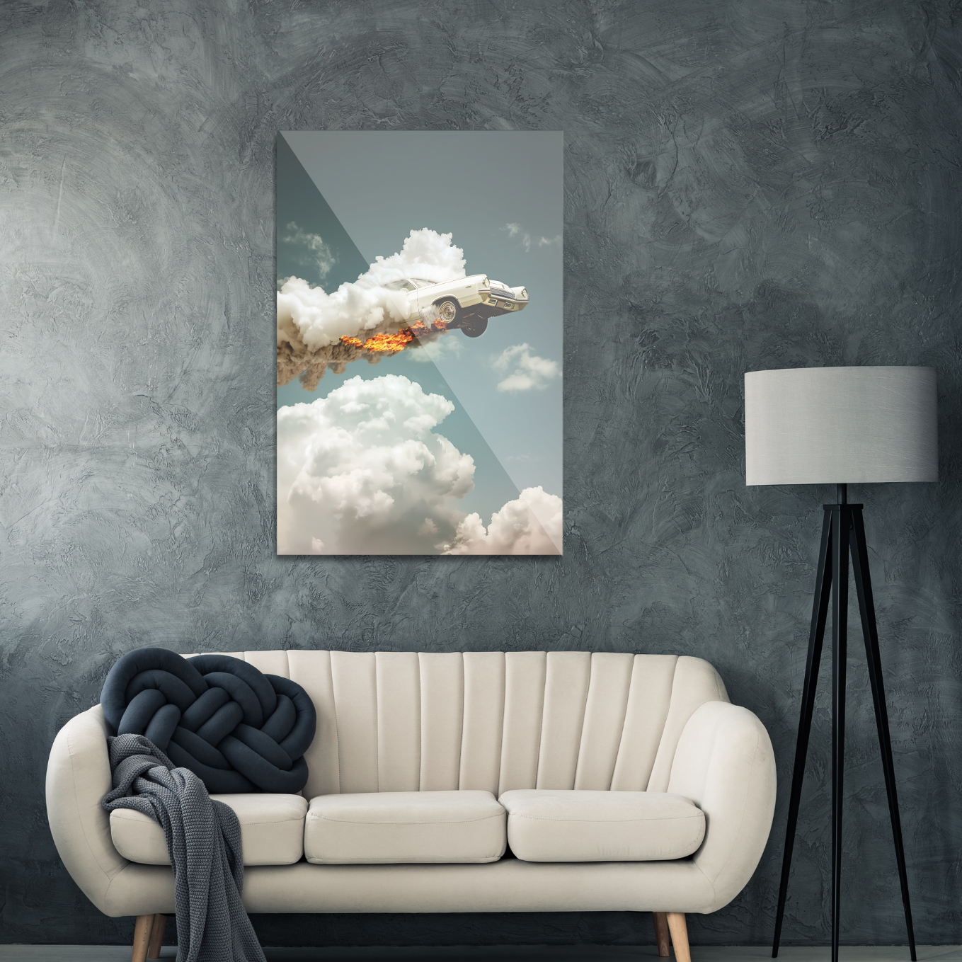 Flyvende klassisk bil