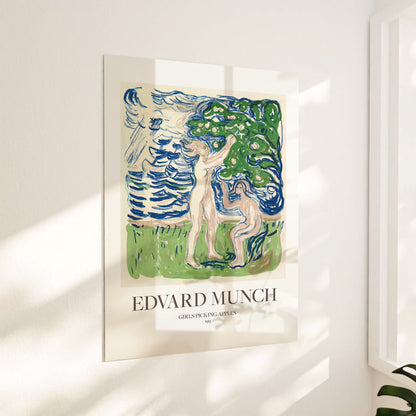 Girls Picking Apples by Edvard Munch