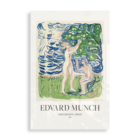 Girls Picking Apples by Edvard Munch