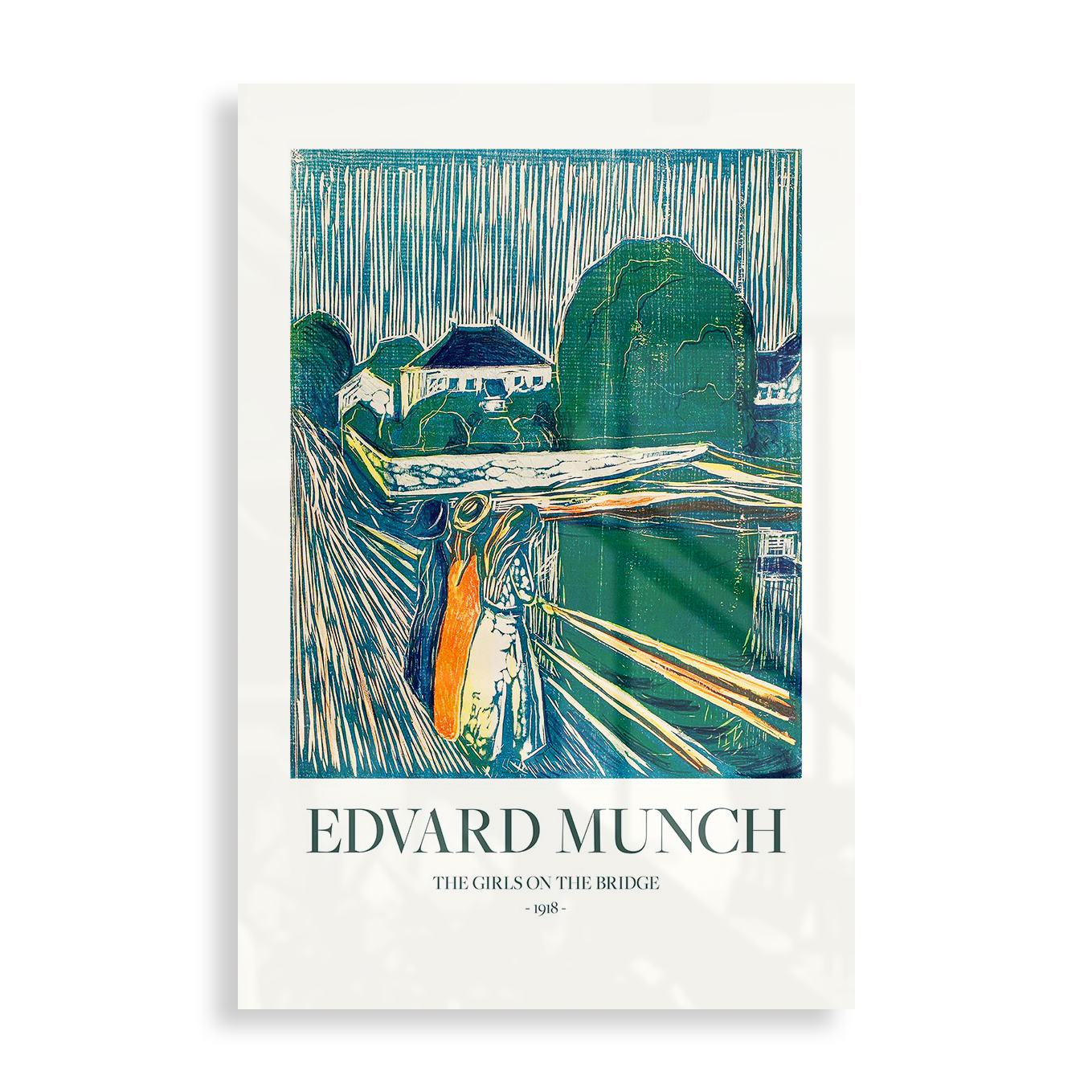 The Girls On The Bridge by Edvard Munch