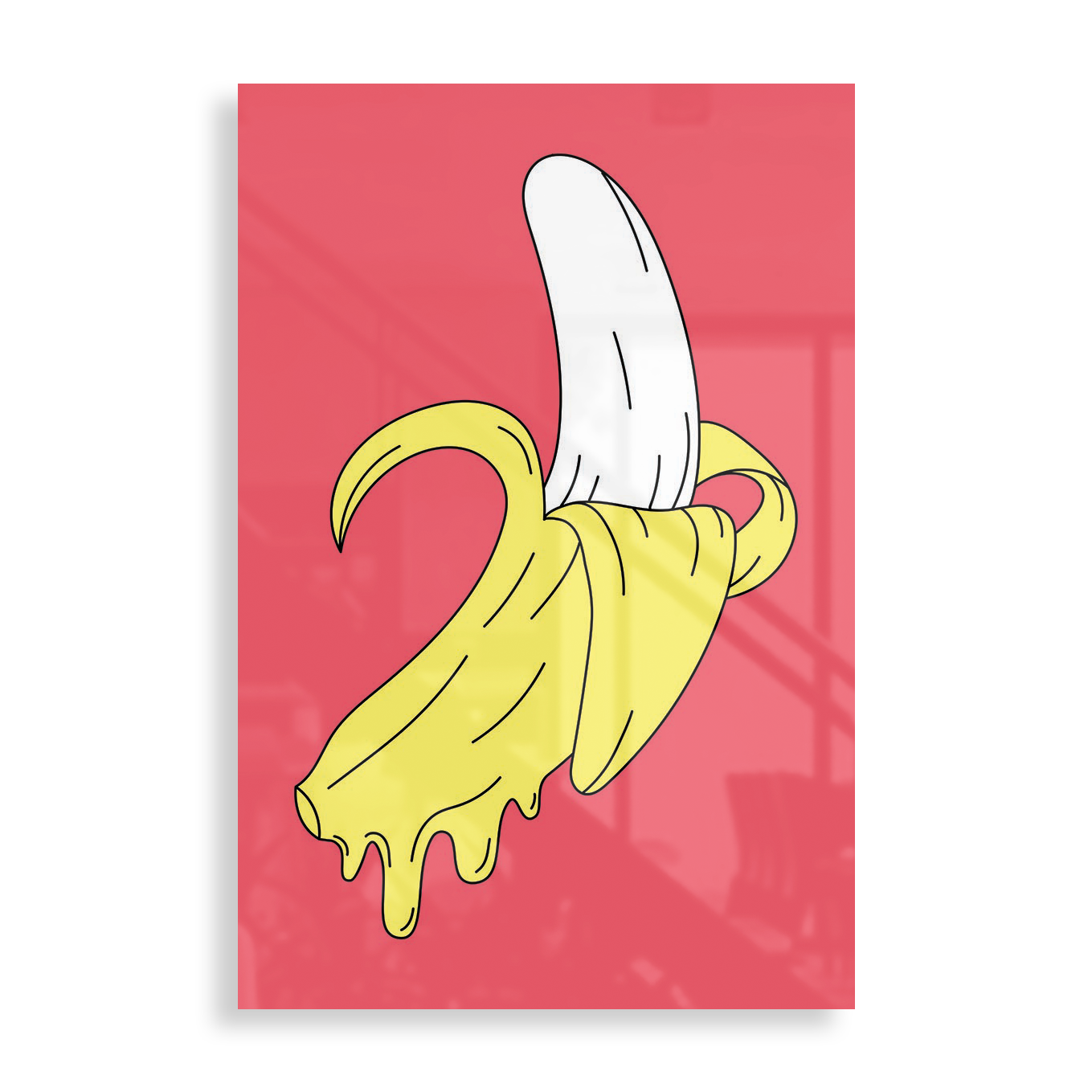 Melting banana