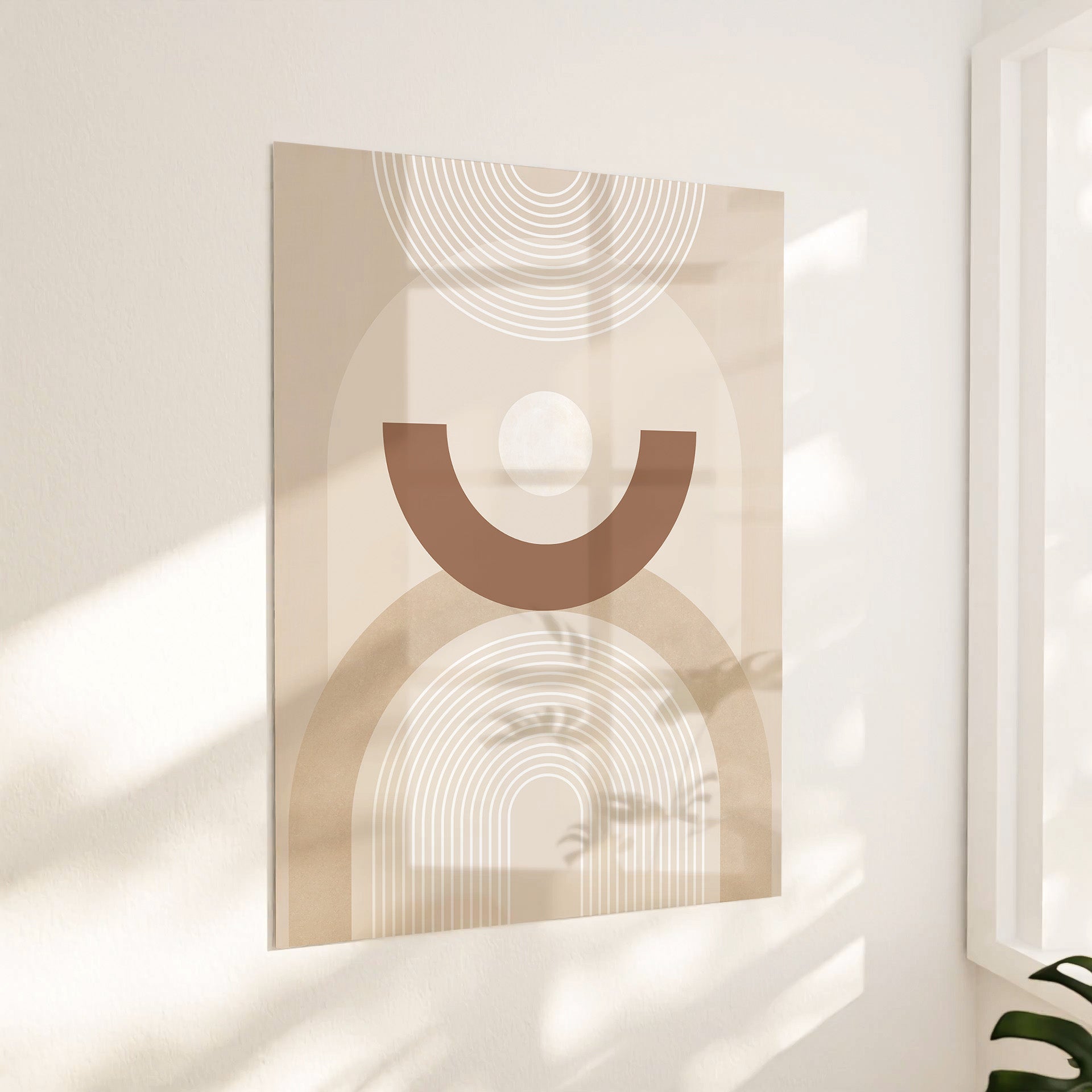 Beige circle pattern