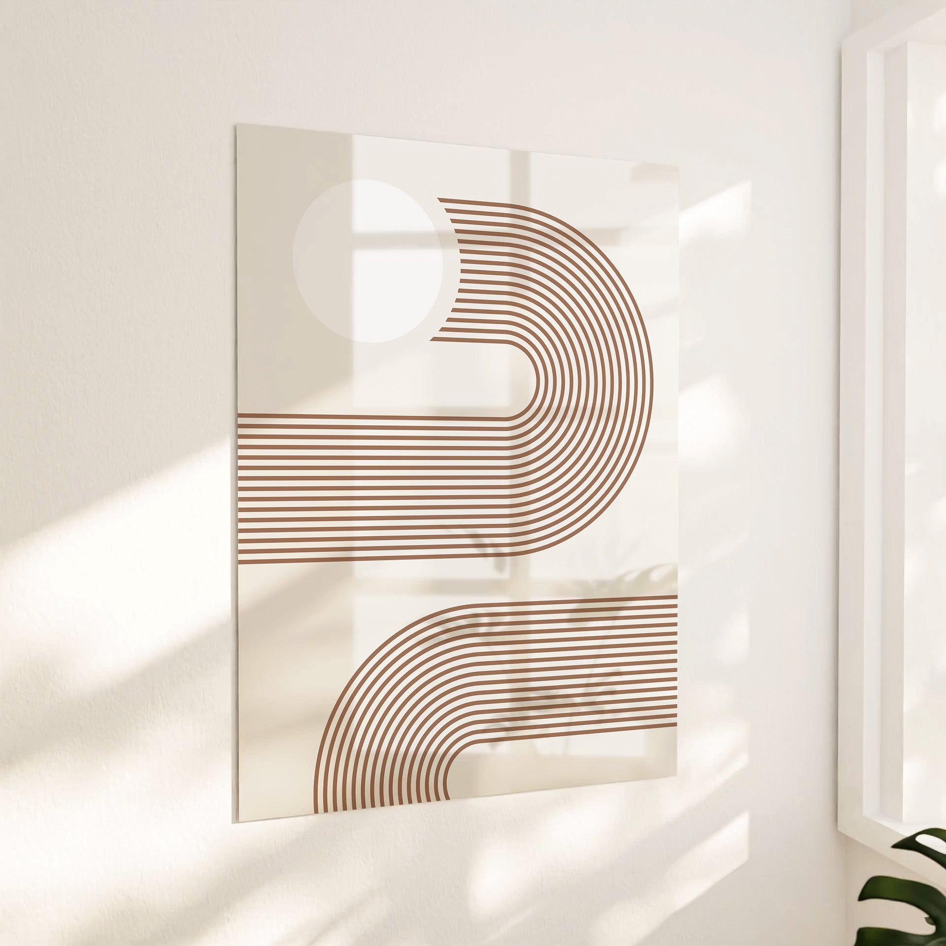 Beige circle pattern