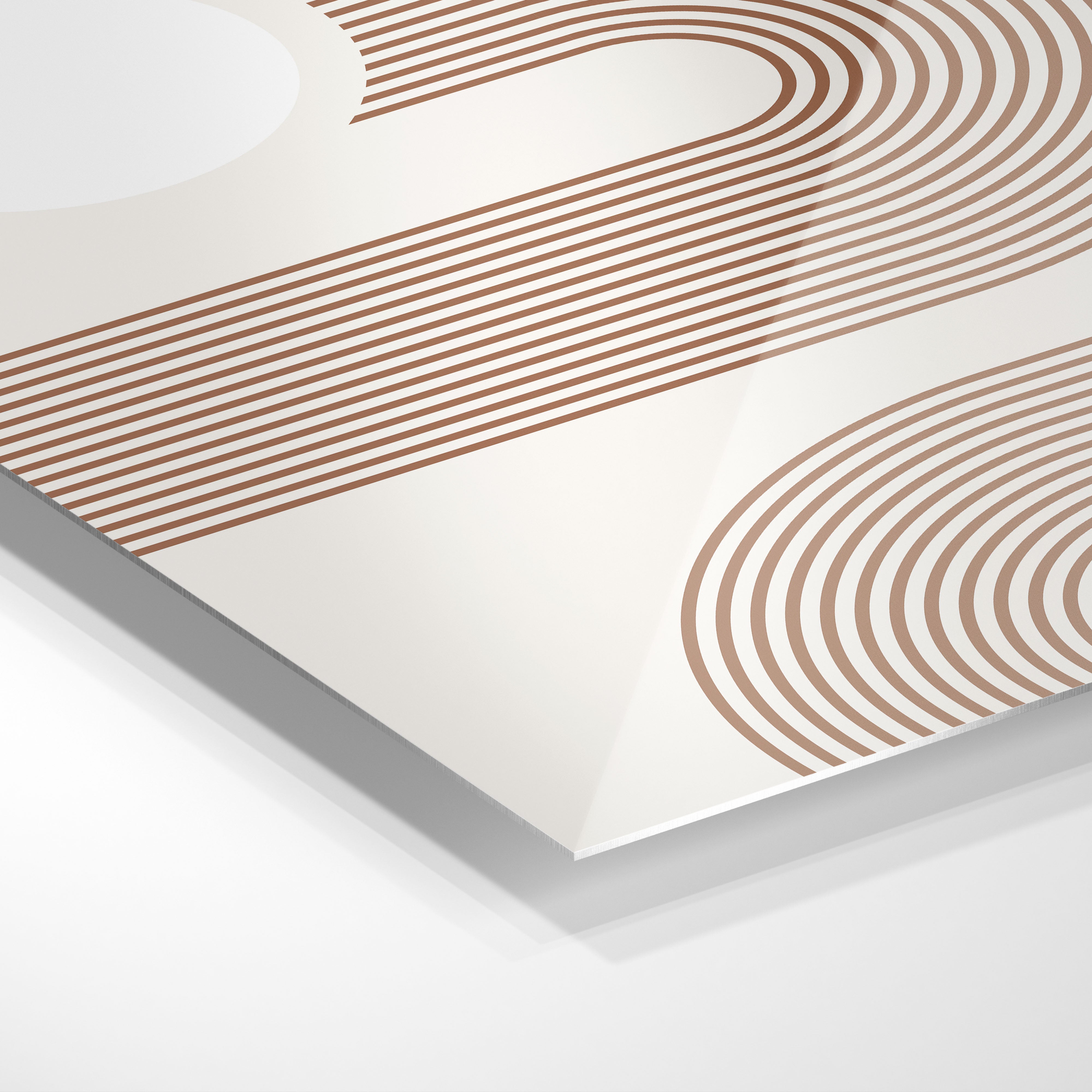 Beige circle pattern