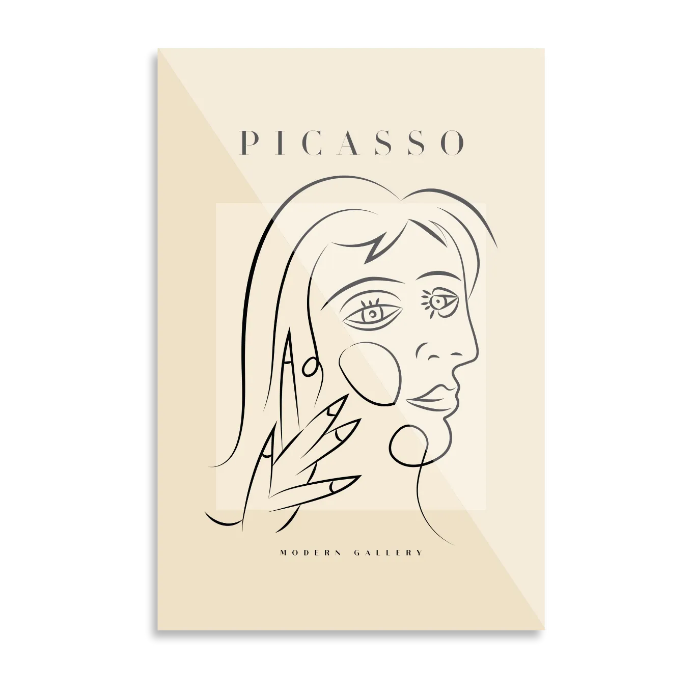 Picasso "Abstrakt kvindeansigt" 1
