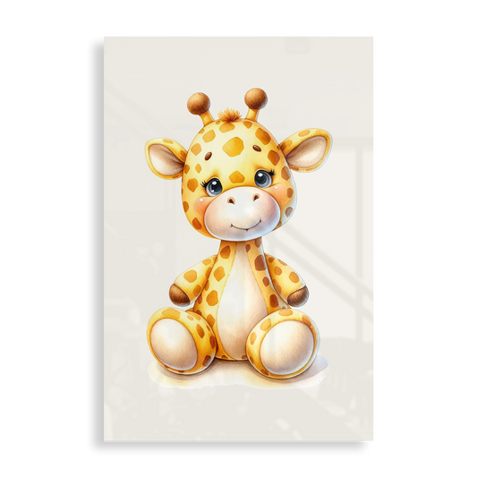 Small giraffe teddy bear