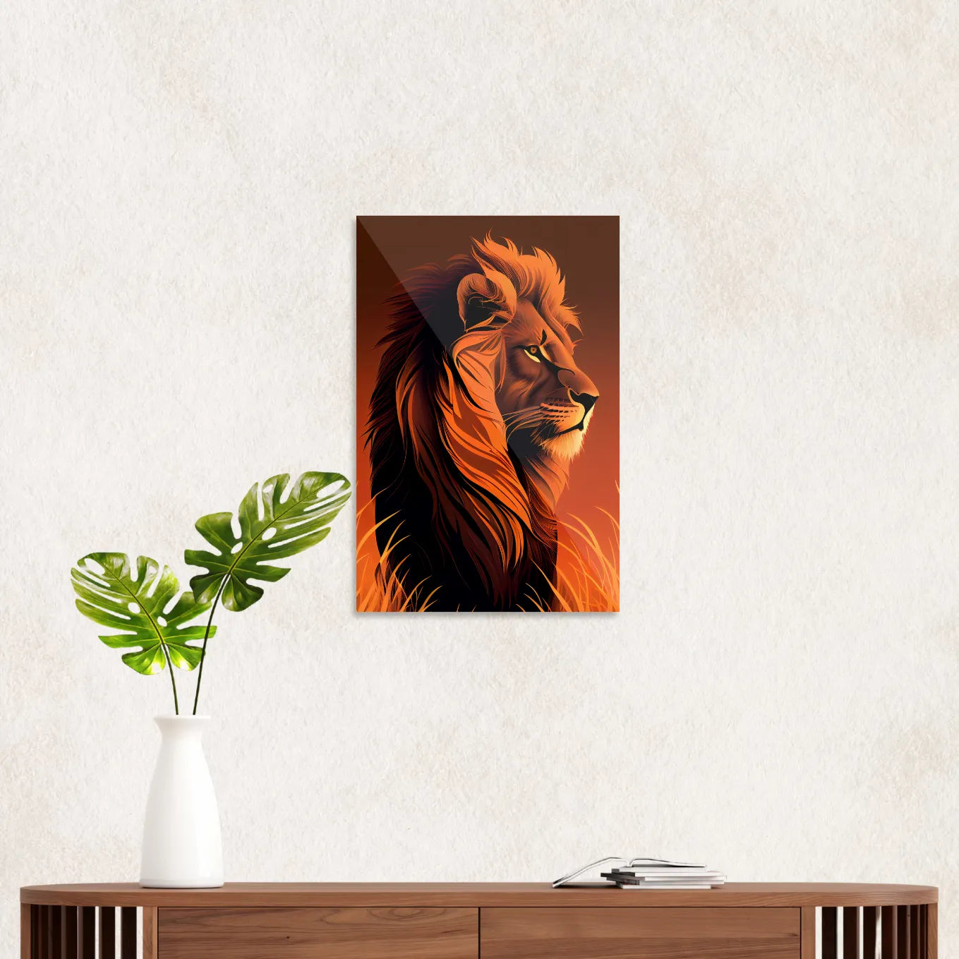 Majestic lion