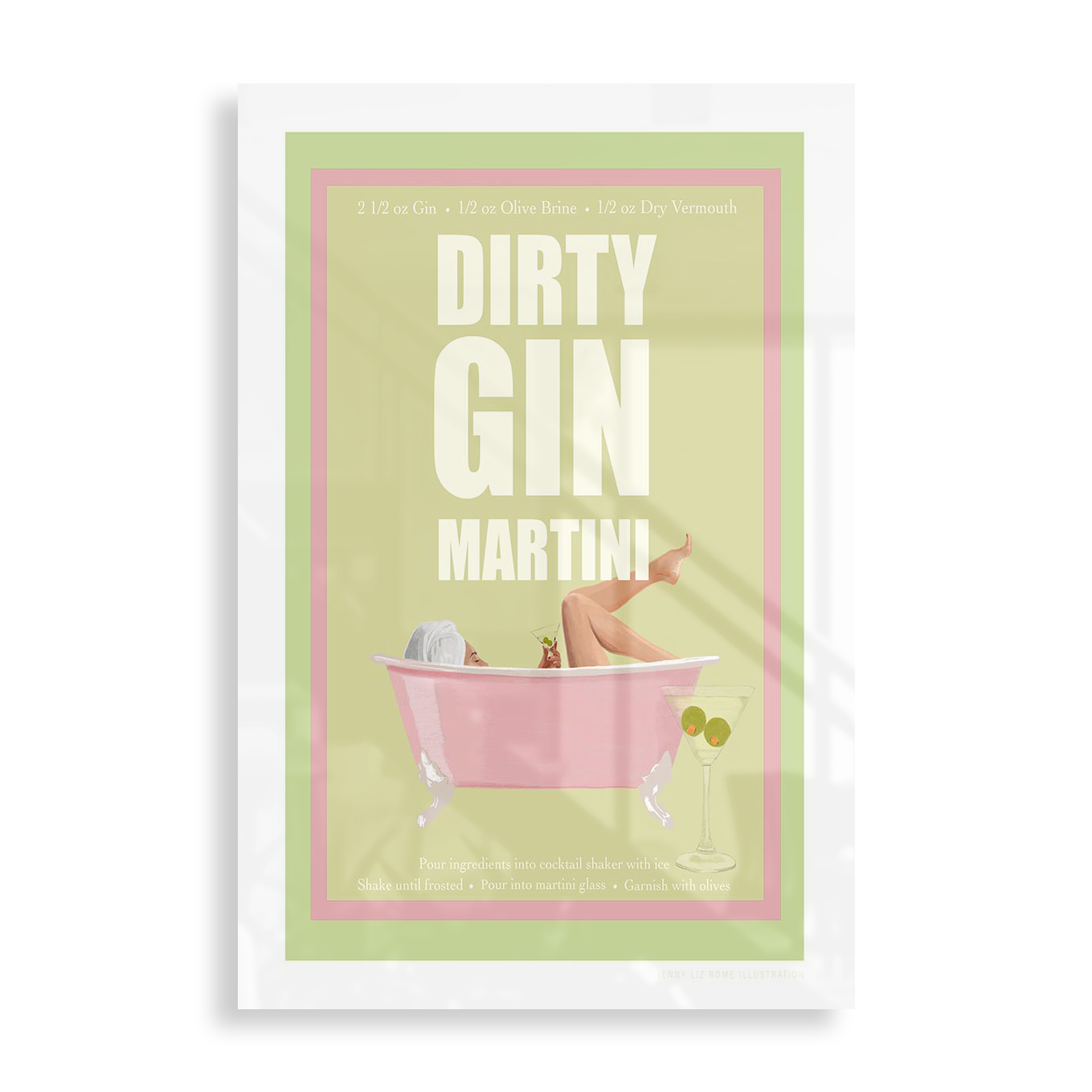 Dirty Gin Martini