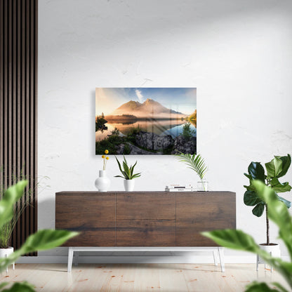 Golden hour in the Alps