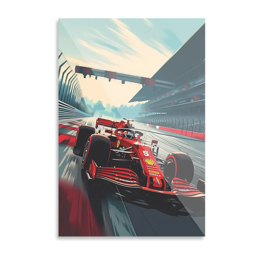 Ferrari racing victory