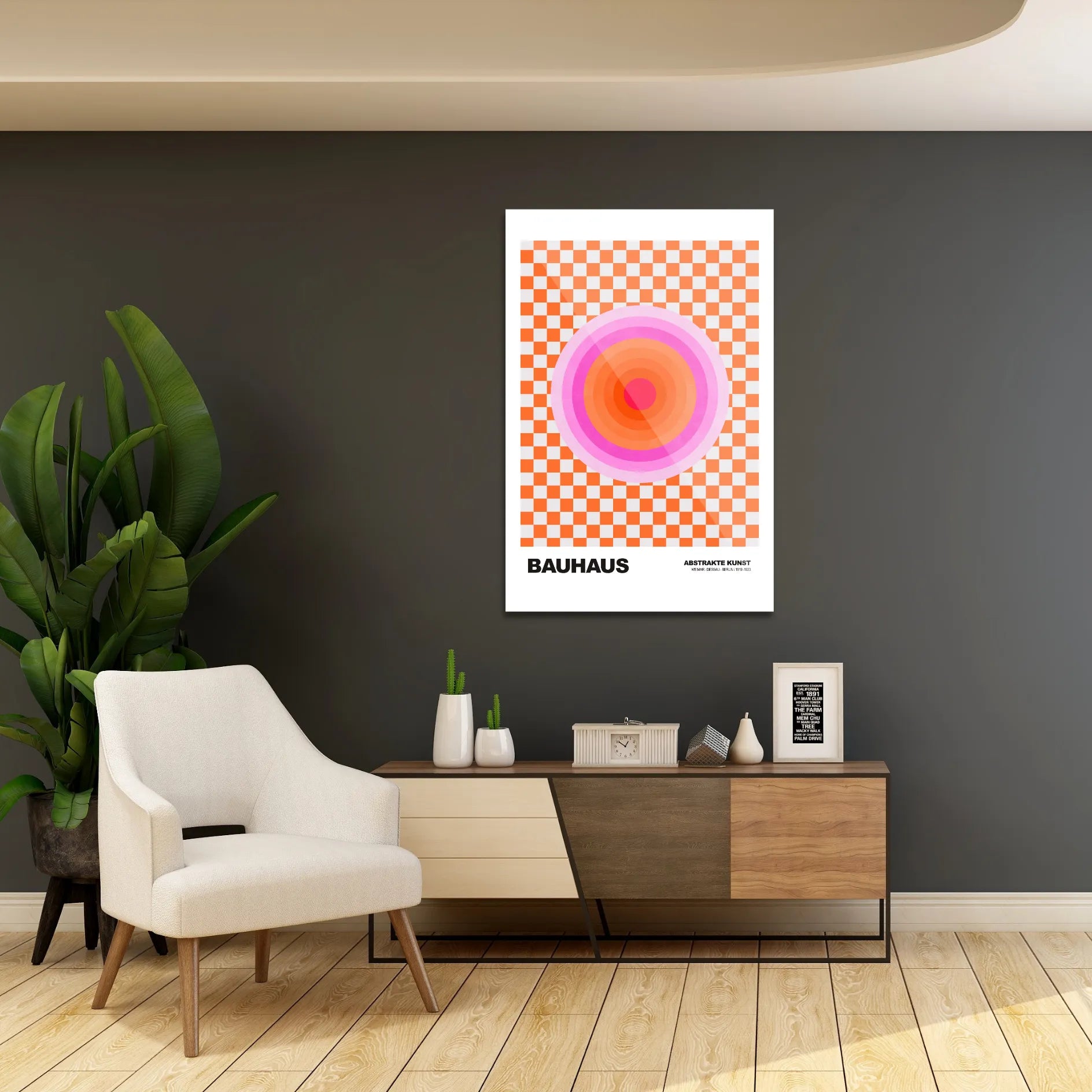 Bauhaus abstract circles