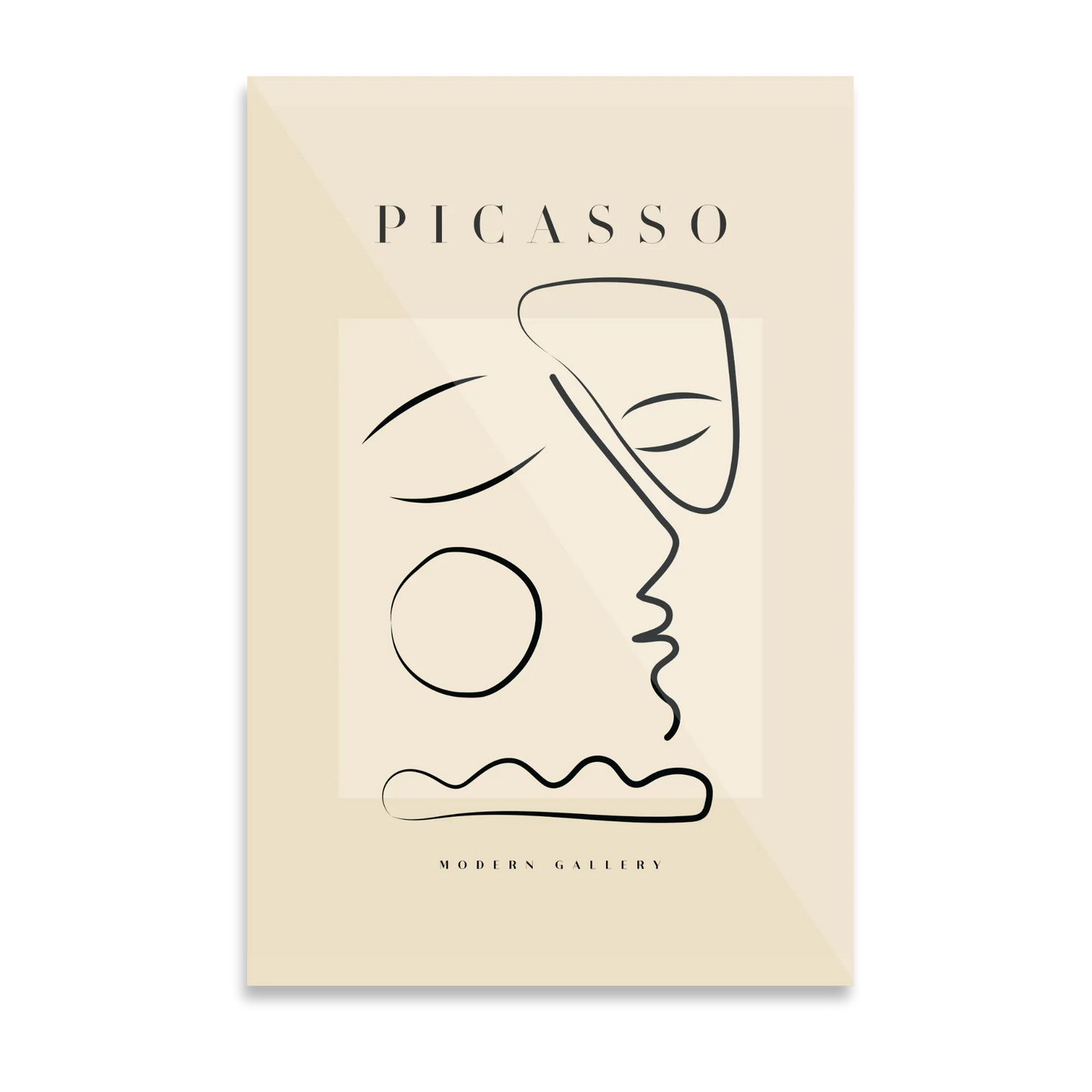 Picasso "Lukkede øjne"