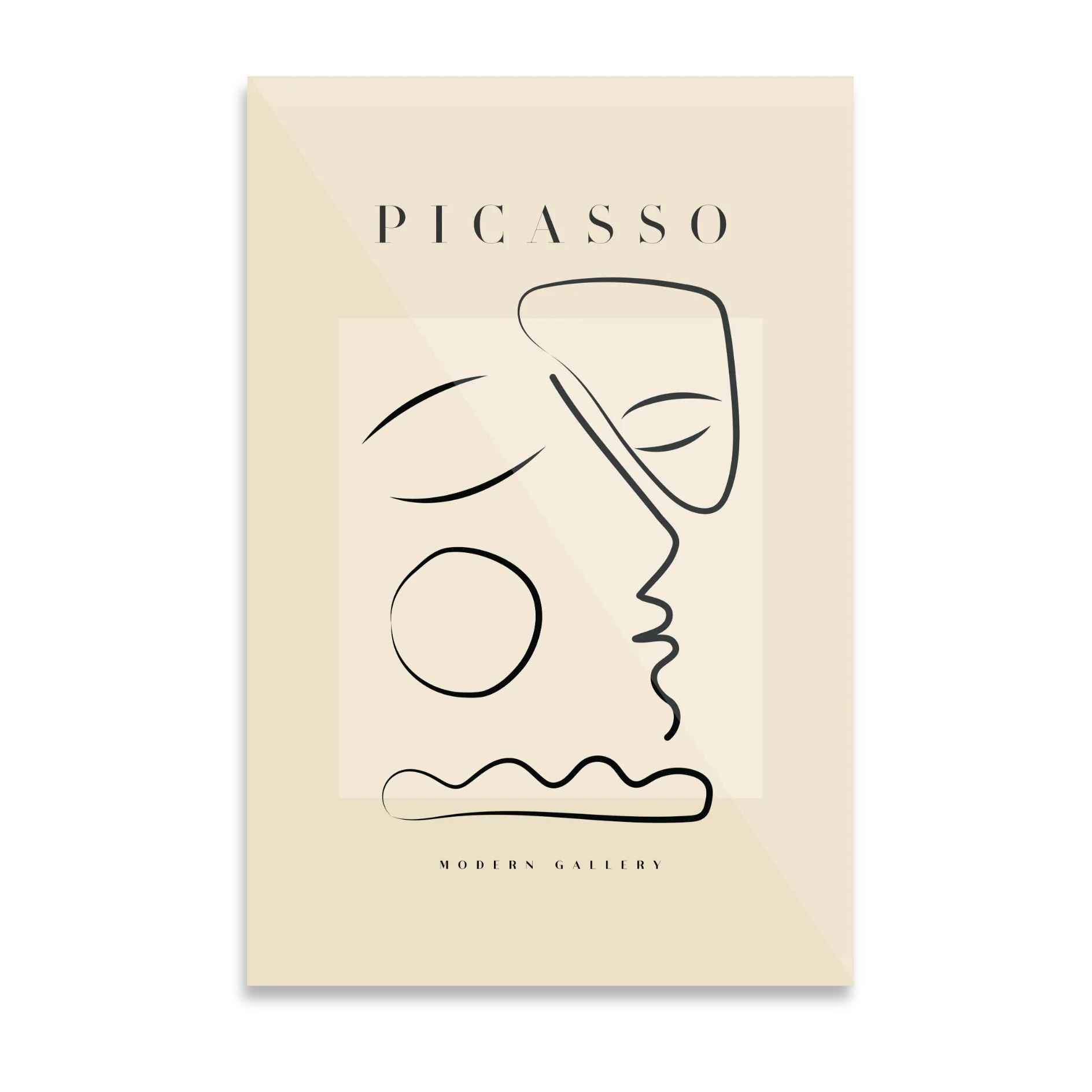 Picasso "Lukkede øjne"