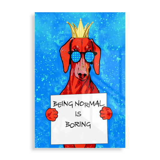 "Being normal is boring"